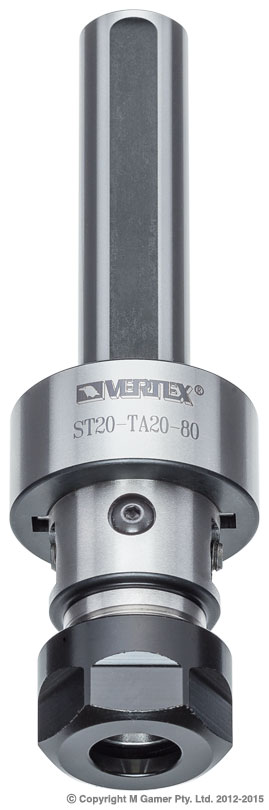 ER20 Tapping Holder 25 x 80mm shank